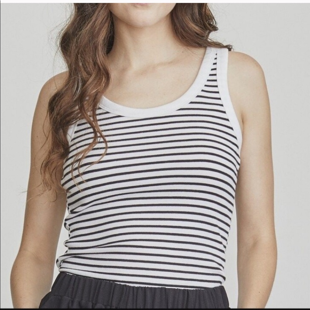 Elizabeth and James Striped Tank Top